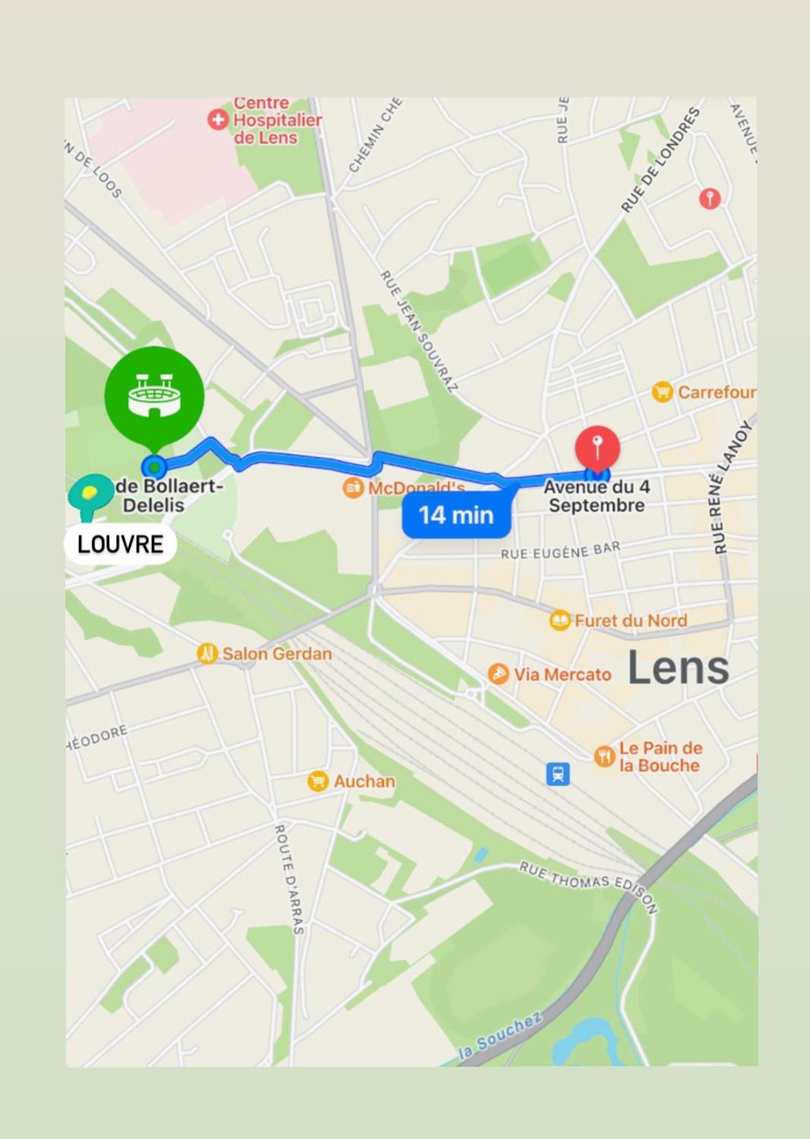 Апартаменты La Terrasse, Train Lens - Paris Trajet D'Environ 1 Heure 10 Minutes Экстерьер фото